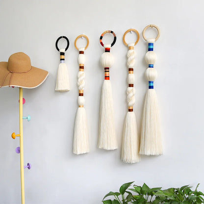 Handmade Macrame Wall Hanging Tapestry - Unique Woven Home Decor Accent - ZOOMNSTORE