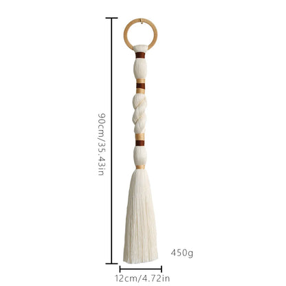 Handmade Macrame Wall Hanging Tapestry - Unique Woven Home Decor Accent - ZOOMNSTORE