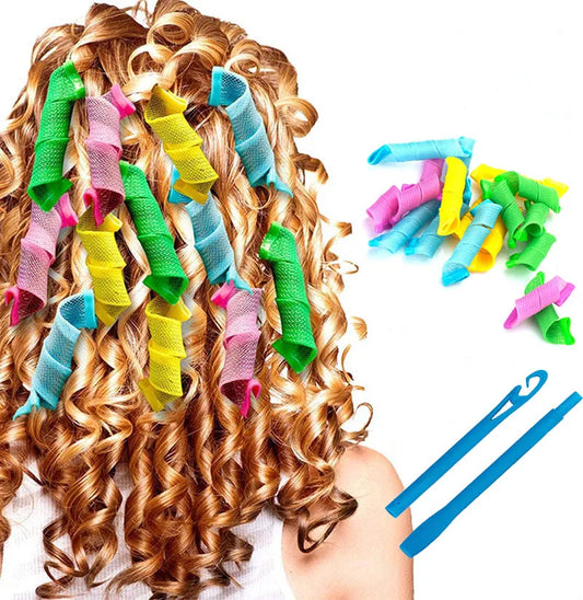 Magic Hair Curler 18Pcs Set - Wave Formers & Bendy Hair Rollers for DIY Styling - ZOOMNSTORE