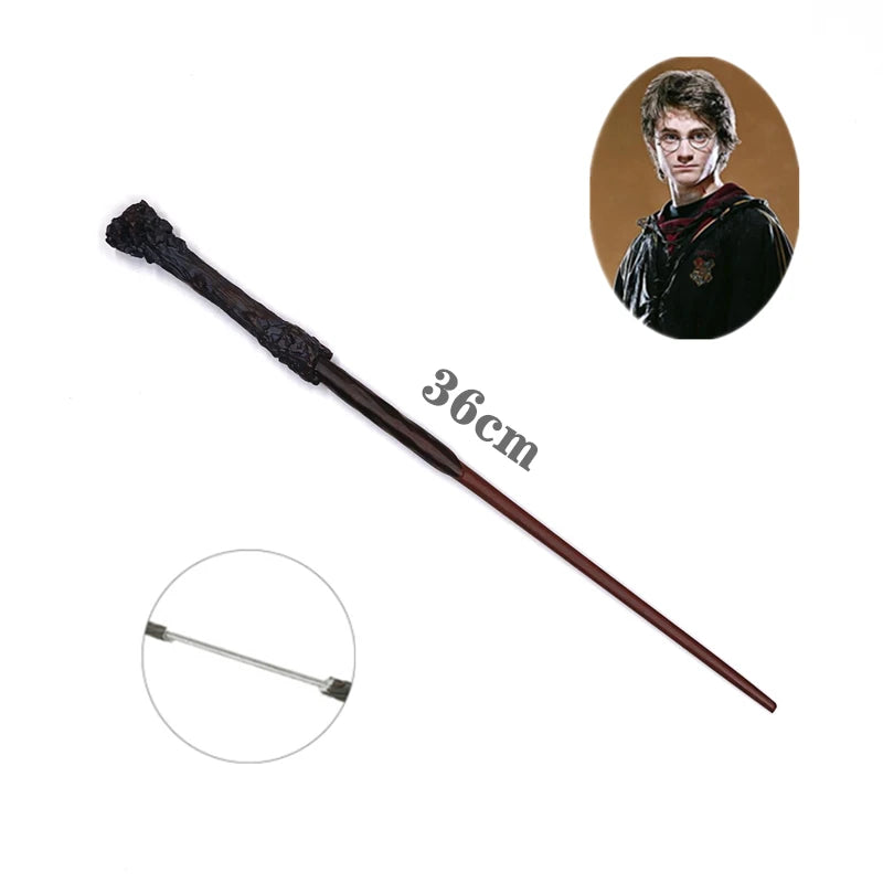 Metal Core Harri Potted Magic Wand Cosplay Hermione Granger Premium Gift Box Packaging Model Children's Toys Birthday Gift - ZOOMNSTORE