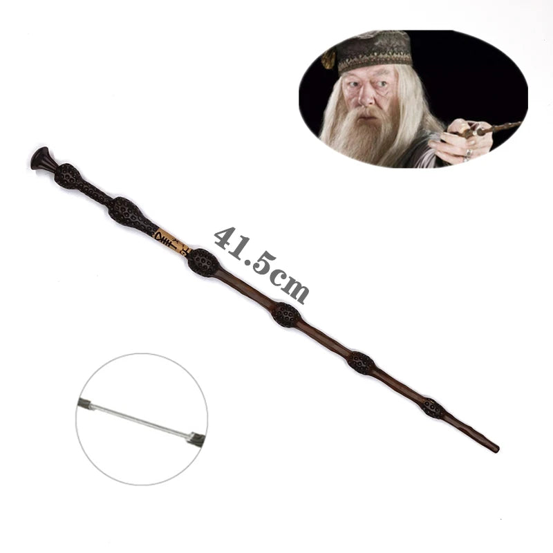 Metal Core Harri Potted Magic Wand Cosplay Hermione Granger Premium Gift Box Packaging Model Children's Toys Birthday Gift - ZOOMNSTORE
