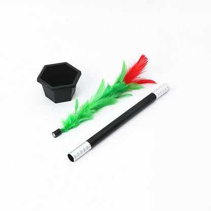 1 Set Magic Wand To Flower Magic Trick Easy Vanishing Magic Tricks Toys for Adults Kids Show Prop for Boy Toy for Children - ZOOMNSTORE
