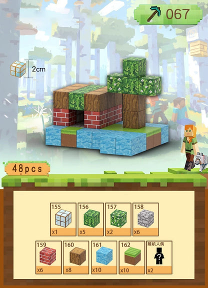 Magnetic Building Blocks STEM Construction Set - Creative Magnet Toy for Kids - ZOOMNSTORE