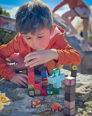 Magnetic Building Blocks | STEM Sensory Toys & Creative Magnet Cube Set for Kids - ZOOMNSTORE