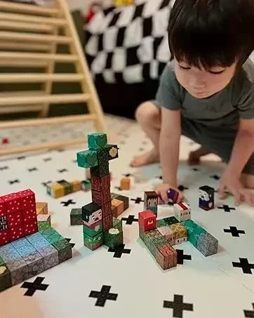 Magnetic Building Blocks | STEM Sensory Toys & Creative Magnet Cube Set for Kids - ZOOMNSTORE