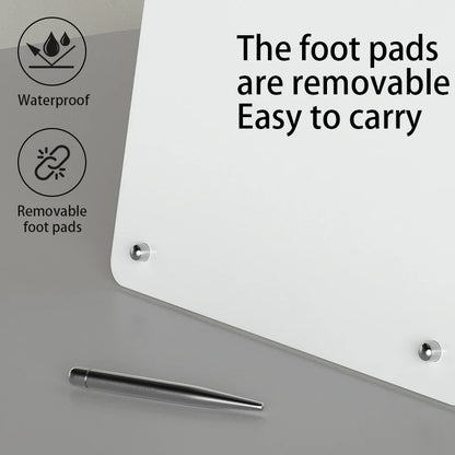 Magnetic Bulletin Board – Double Sided Aluminum Frame Tabletop Magnetic Message Board - ZOOMNSTORE