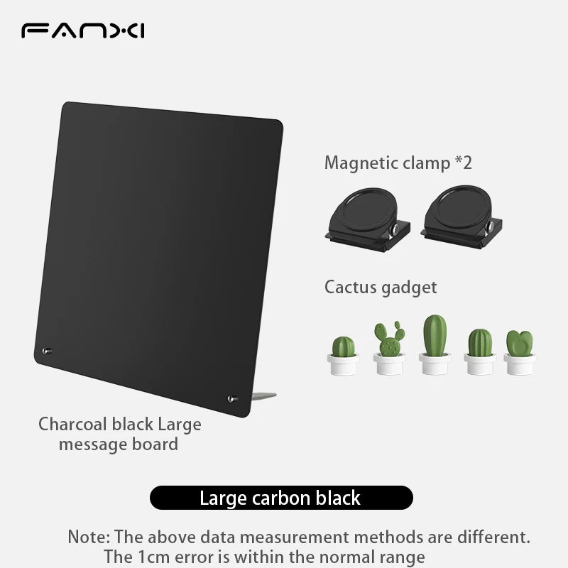 Magnetic Bulletin Board – Double Sided Aluminum Frame Tabletop Magnetic Message Board - ZOOMNSTORE