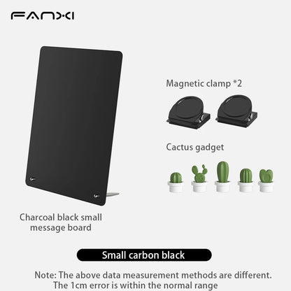 Magnetic Bulletin Board – Double Sided Aluminum Frame Tabletop Magnetic Message Board - ZOOMNSTORE