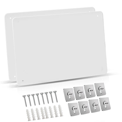 Magnetic Bulletin Board - Durable Metal Wall Board with Aluminum Frame for Home Display - ZOOMNSTORE