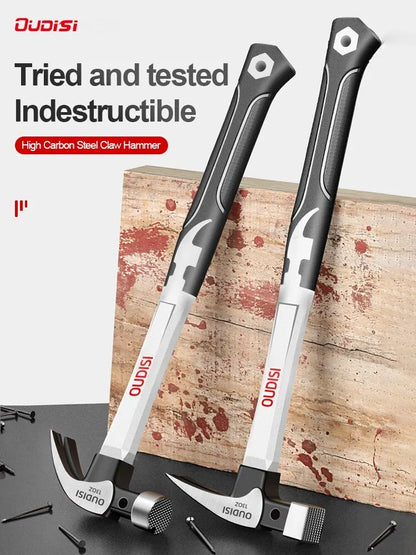 Magnetic Claw Hammer - Multifunctional Shockproof Steel Hand Tool for Woodworking - ZOOMNSTORE