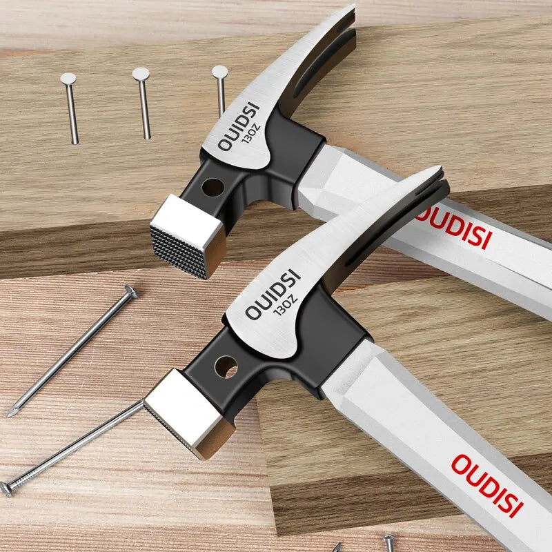 Magnetic Claw Hammer - Multifunctional Shockproof Steel Hand Tool for Woodworking - ZOOMNSTORE