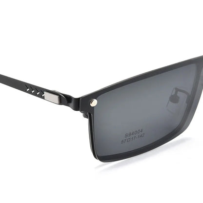 Magnetic Clip On Sunglasses - Men's Prescription Glasses With Polarized UV400 Lenses - ZOOMNSTORE