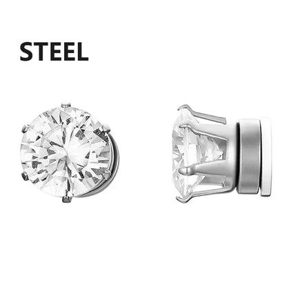 Magnetic Ear Clips - Non-Piercing Stud Earrings for Women Men  Kids - ZOOMNSTORE