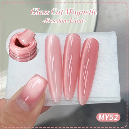 Magnetic Gel Nail Polish - Born Pretty Cat Pink Jelly Soak Off Gel 10ml - ZOOMNSTORE