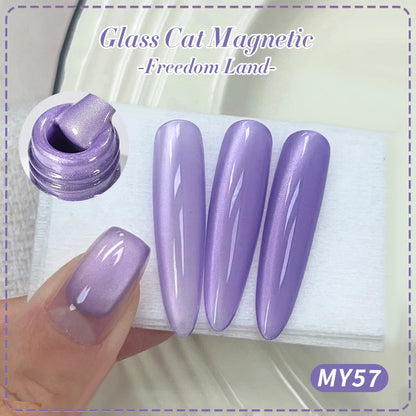 Magnetic Gel Nail Polish - Born Pretty Cat Pink Jelly Soak Off Gel 10ml - ZOOMNSTORE