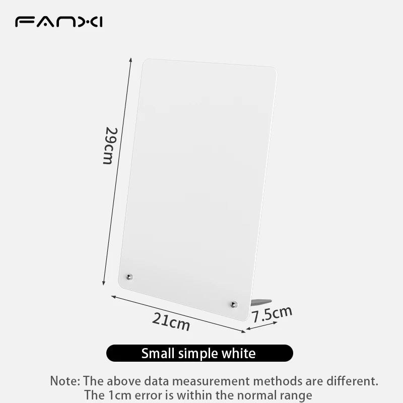 Magnetic Message Board – Desktop Erasable Double Sided Aluminum Frame Board - ZOOMNSTORE