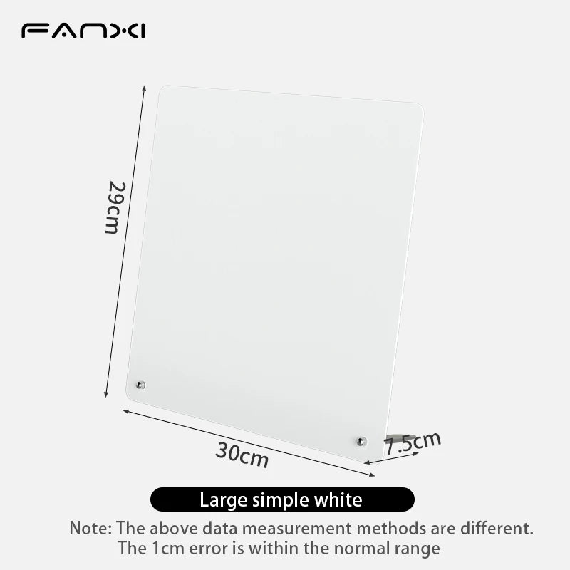 Magnetic Message Board – Desktop Erasable Double Sided Aluminum Frame Board - ZOOMNSTORE