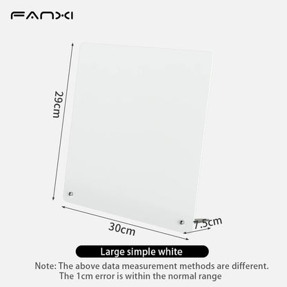 Magnetic Message Board – Desktop Erasable Double Sided Aluminum Frame Board - ZOOMNSTORE