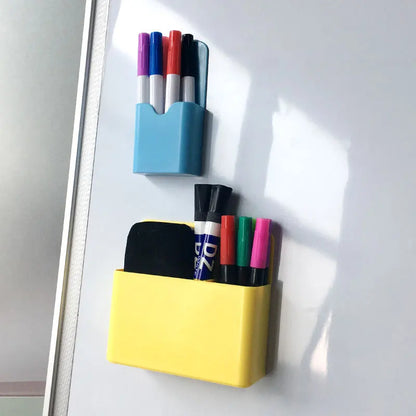 Magnetic Pen Holder - Plastic Marker Storage Box & Pen Organizer for Office - ZOOMNSTORE