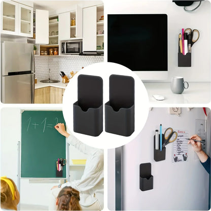 Magnetic Pen Holder – Small Pen Organizer for Refrigerator, Whiteboard & Locker - ZOOMNSTORE