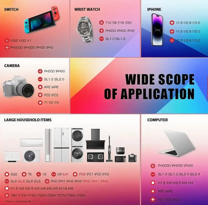 VMAN 66-in-1 Magnetic Ratchet Screwdriver Set with Detachable T-Handle - Ideal for Furniture Electronics  Bicycles - ZOOMNSTORE