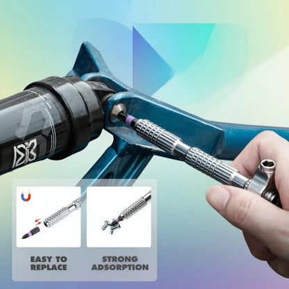 VMAN 66-in-1 Magnetic Ratchet Screwdriver Set with Detachable T-Handle - Ideal for Furniture Electronics  Bicycles - ZOOMNSTORE