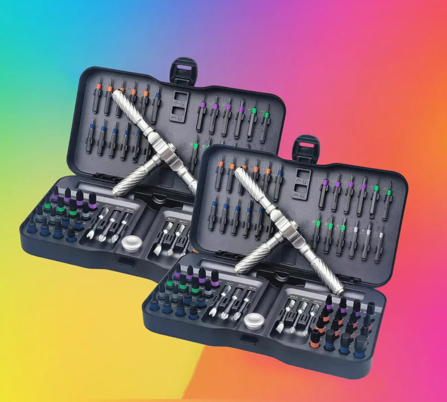 VMAN 66-in-1 Magnetic Ratchet Screwdriver Set with Detachable T-Handle - Ideal for Furniture Electronics  Bicycles - ZOOMNSTORE