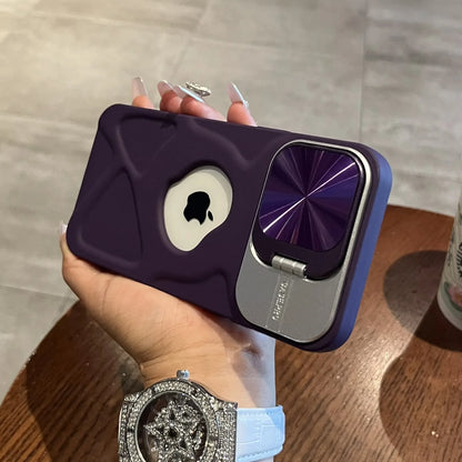 Magnetic Silicone Case for iPhone 11-17 Pro Max with Lens Protection and MagSafe Stand - ZOOMNSTORE