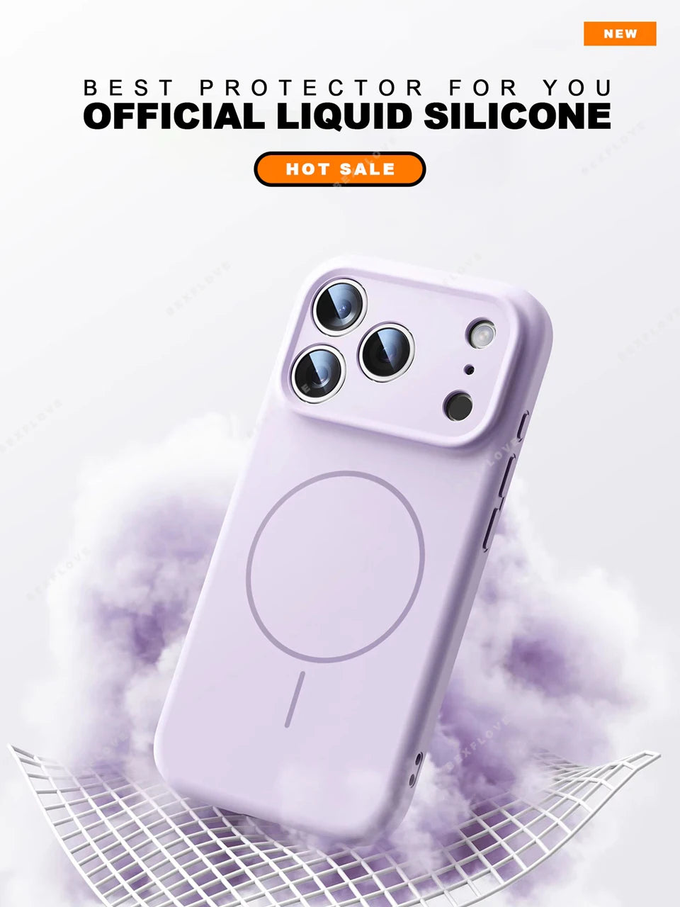 Liquid Silicone Magnetic Phone Case - iPhone 16E1112131617 Pro Max  Air 151416 Plus MagSafe Cover - ZOOMNSTORE