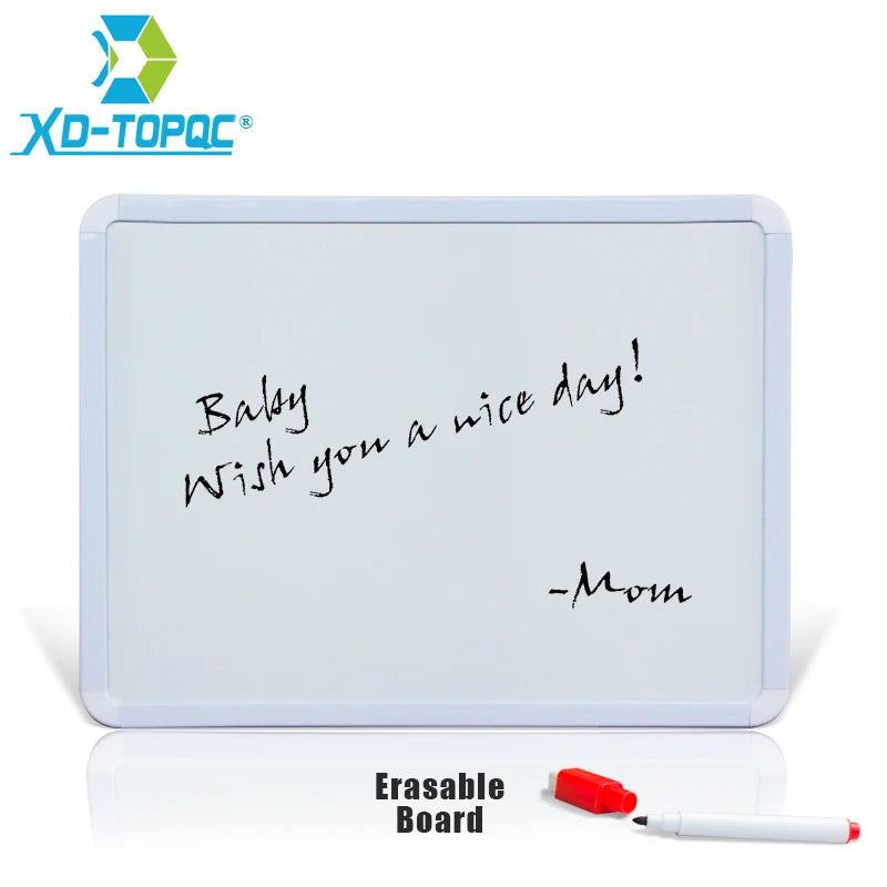 Magnetic Whiteboard PVC Frame - Round Dry Erase Board for Kitchen Notes - ZOOMNSTORE