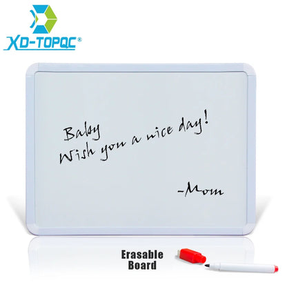 Magnetic Whiteboard PVC Frame - Round Dry Erase Board for Kitchen Notes - ZOOMNSTORE