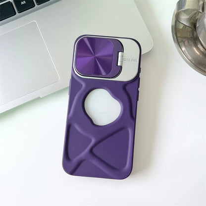 Magnetic Silicone Case for iPhone 11-17 Pro Max with Lens Protection and MagSafe Stand - ZOOMNSTORE