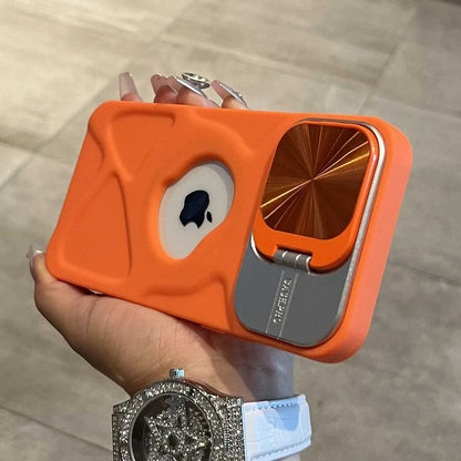 Magnetic Silicone Case for iPhone 11-17 Pro Max with Lens Protection and MagSafe Stand - ZOOMNSTORE