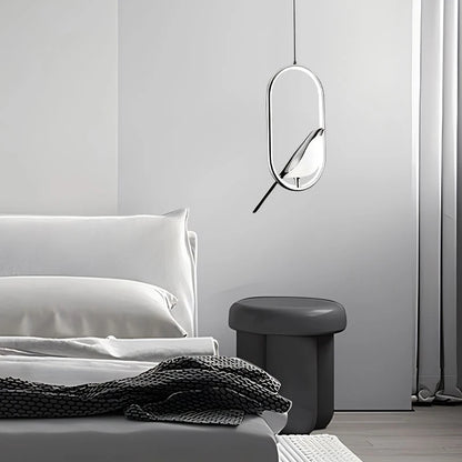 Magpie LED Pendant Lamp - Indoor Chandelier Light for Bedroom Black  Silver Hanging Light - ZOOMNSTORE