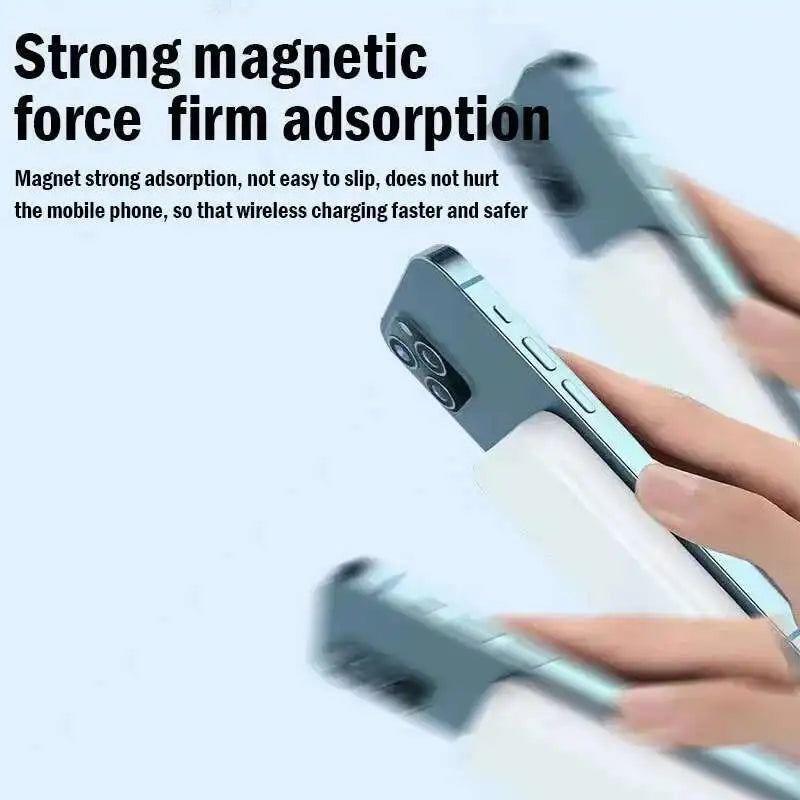 For Magsafe Power Bank 10000mAh Portable Auxiliary Spare External Magnetic Battery Pack Wireless Charger For Iphone 13 14 15 16 - ZOOMNSTORE