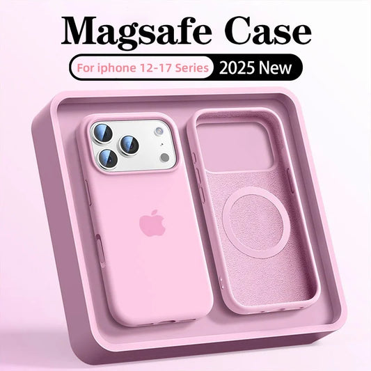 Magsafe Silicone Case - Liquid Silicone Cover for Apple iPhone 17 Pro Max | Magnetic Wireless Charging - ZOOMNSTORE