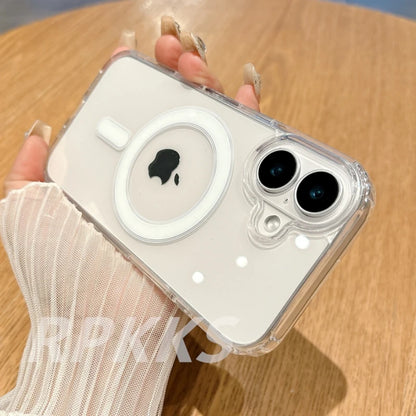 MagSafe Compatible Crystal HD Case for iPhone 11-16 Pro Max XR X S 7 8 Plus - ZOOMNSTORE