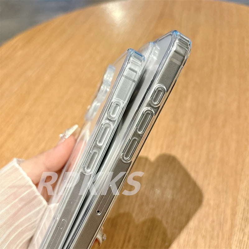 MagSafe Compatible Crystal HD Case for iPhone 11-16 Pro Max XR X S 7 8 Plus - ZOOMNSTORE