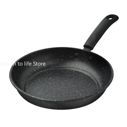 Maifan Stone Frying Pan - Non-Stick Cookware With Heat-Insulating Handle | Durable Carbon Steel Pan - ZOOMNSTORE