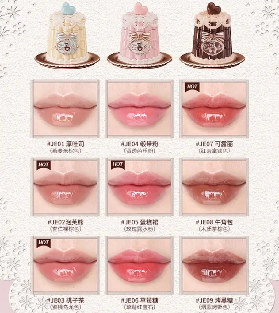 Makeup Box Gift Set | All In One Perfume Shimmer Eye Shadow Palette & Lip Jelly - ZOOMNSTORE