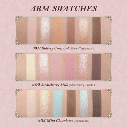 Makeup Box Gift Set | All In One Perfume Shimmer Eye Shadow Palette & Lip Jelly - ZOOMNSTORE