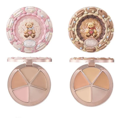 Makeup Box Gift Set | All In One Perfume Shimmer Eye Shadow Palette & Lip Jelly - ZOOMNSTORE