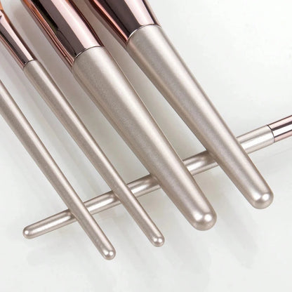 Makeup Brush Set – 14-Piece Premium Synthetic Brushes for Foundation & Powder - ZOOMNSTORE