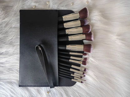 Makeup Brush Set - 14Pcs Soft Bristle Brushes for Beginners | Powder, Blush & Eye Shadow Tools - ZOOMNSTORE