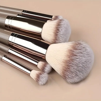 Makeup Brush Set – Premium Synthetic Brushes with Soft Blending Sponge | Complete Cosmetic Kit - ZOOMNSTORE