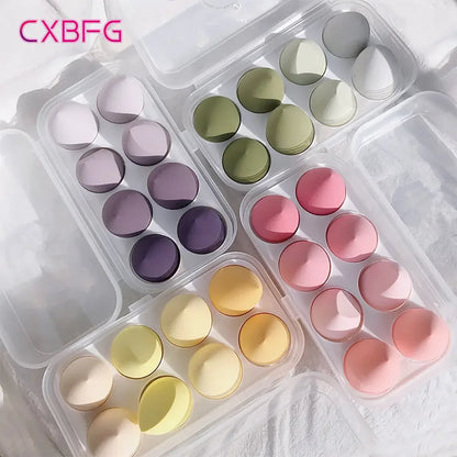 Makeup Sponge Blender - 4/8pcs Soft Foundation Sponges Beauty Puff Set - ZOOMNSTORE