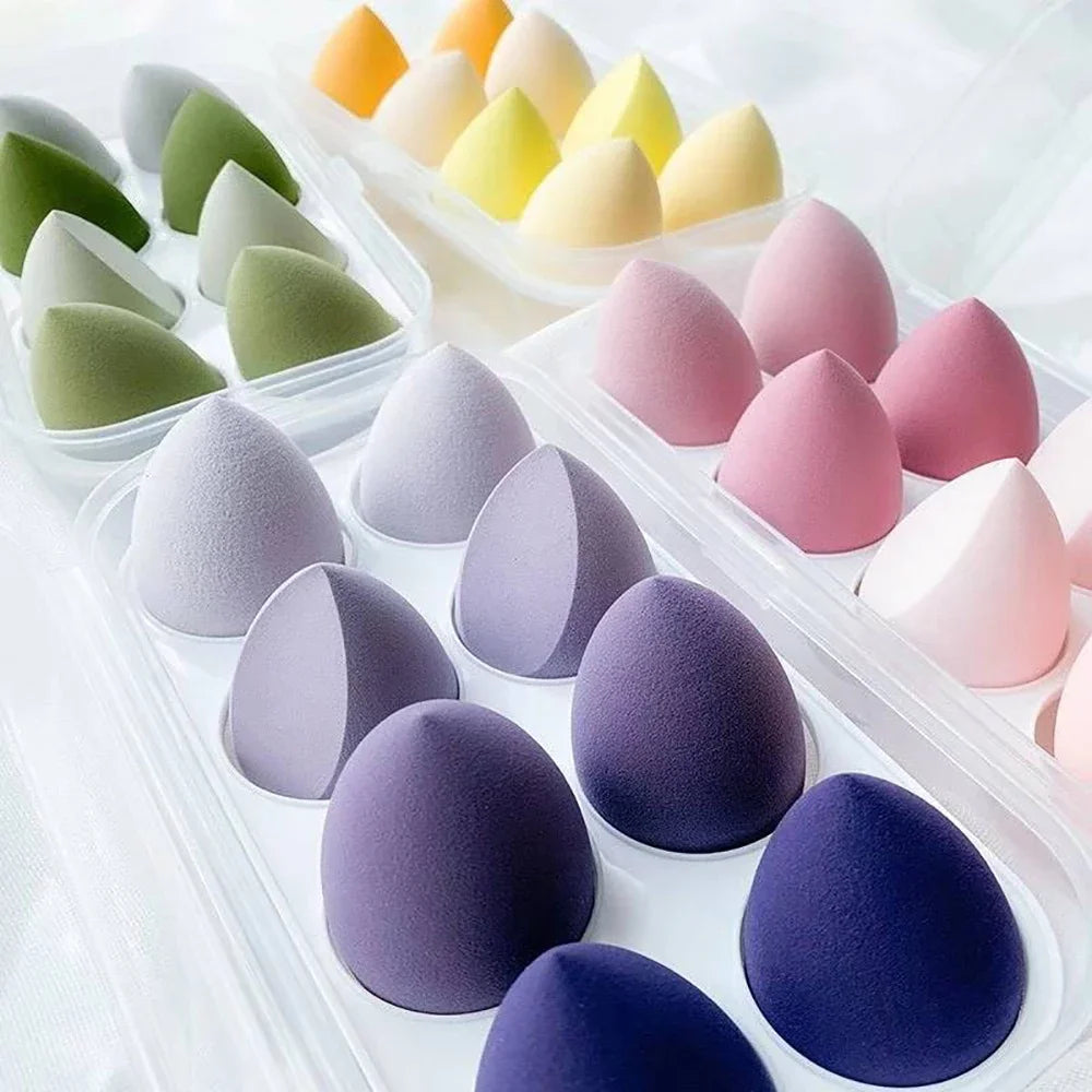 Makeup Sponge Blender - 4/8pcs Soft Foundation Sponges Beauty Puff Set - ZOOMNSTORE