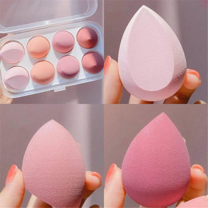 Makeup Sponge Blender - 4/8pcs Soft Foundation Sponges Beauty Puff Set - ZOOMNSTORE
