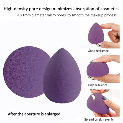 Makeup Sponge Blender - 4/8pcs Soft Foundation Sponges Beauty Puff Set - ZOOMNSTORE