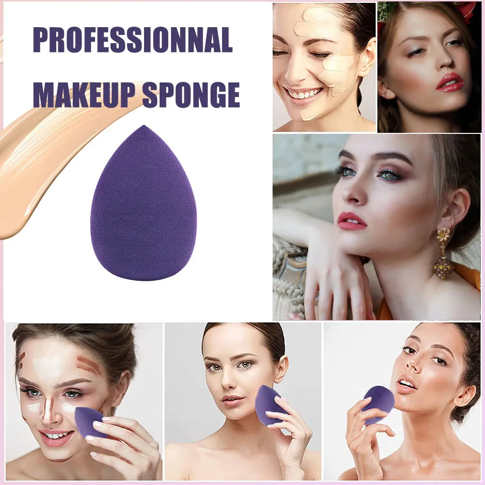 Makeup Sponge Blender - 4/8pcs Soft Foundation Sponges Beauty Puff Set - ZOOMNSTORE